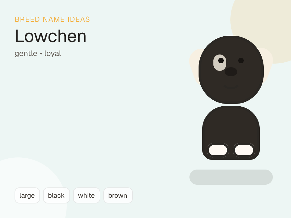 Lowchen dog name generator visual