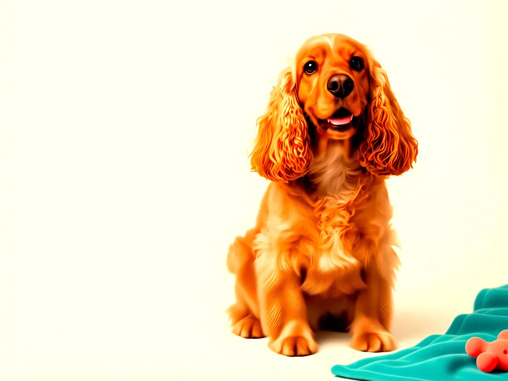 English Cocker Spaniel dog name generator visual