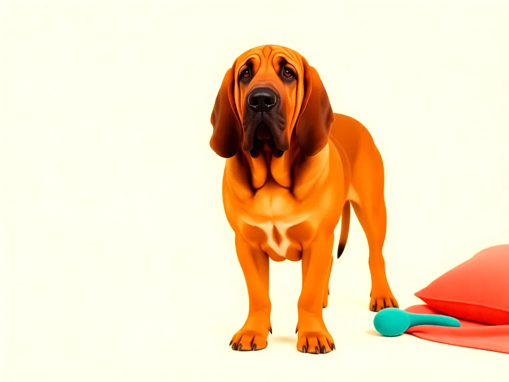 Bloodhound dog name generator visual