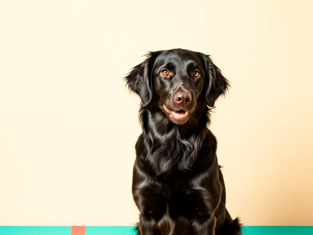 Flat-Coated Retriever dog name generator visual