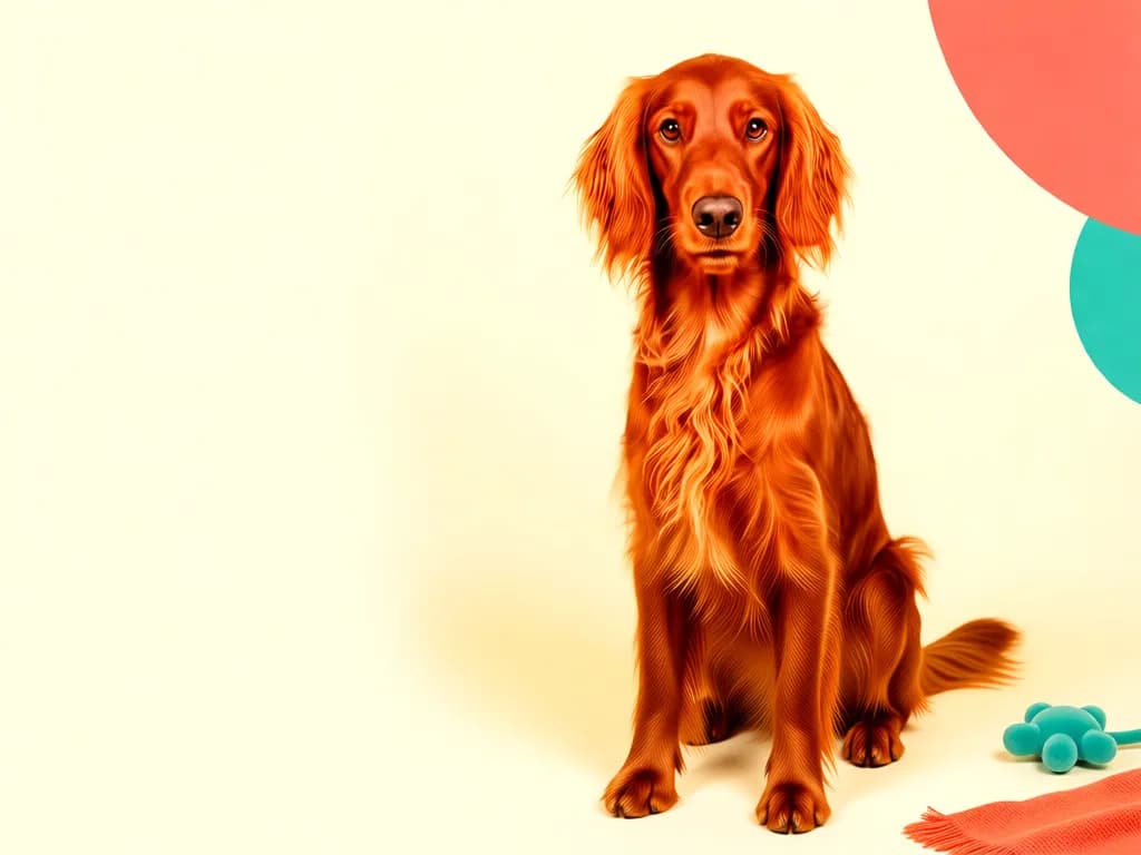 Irish Setter dog name generator visual