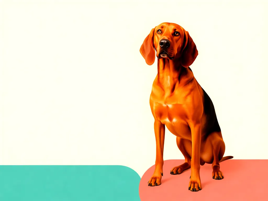 Redbone Coonhound dog name generator visual
